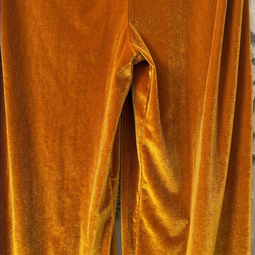 Zara Mustard Velvet Jumpsuit - Picture 5 of 8